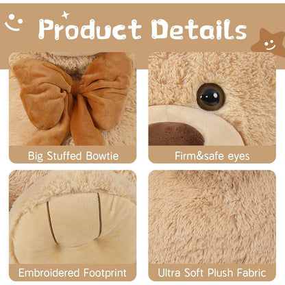 Riesiger 120cm Teddybär - XXL Kuscheltier für Valentinstag & Geburtstag