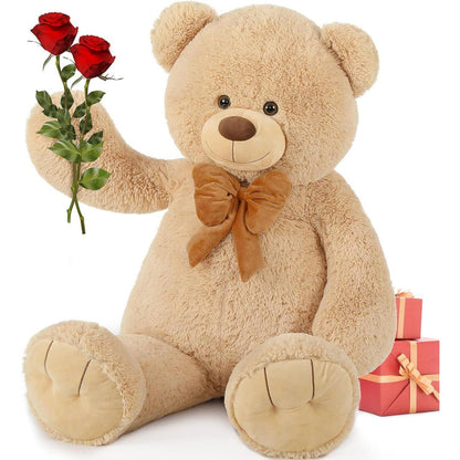 Riesiger 120cm Teddybär - XXL Kuscheltier für Valentinstag & Geburtstag