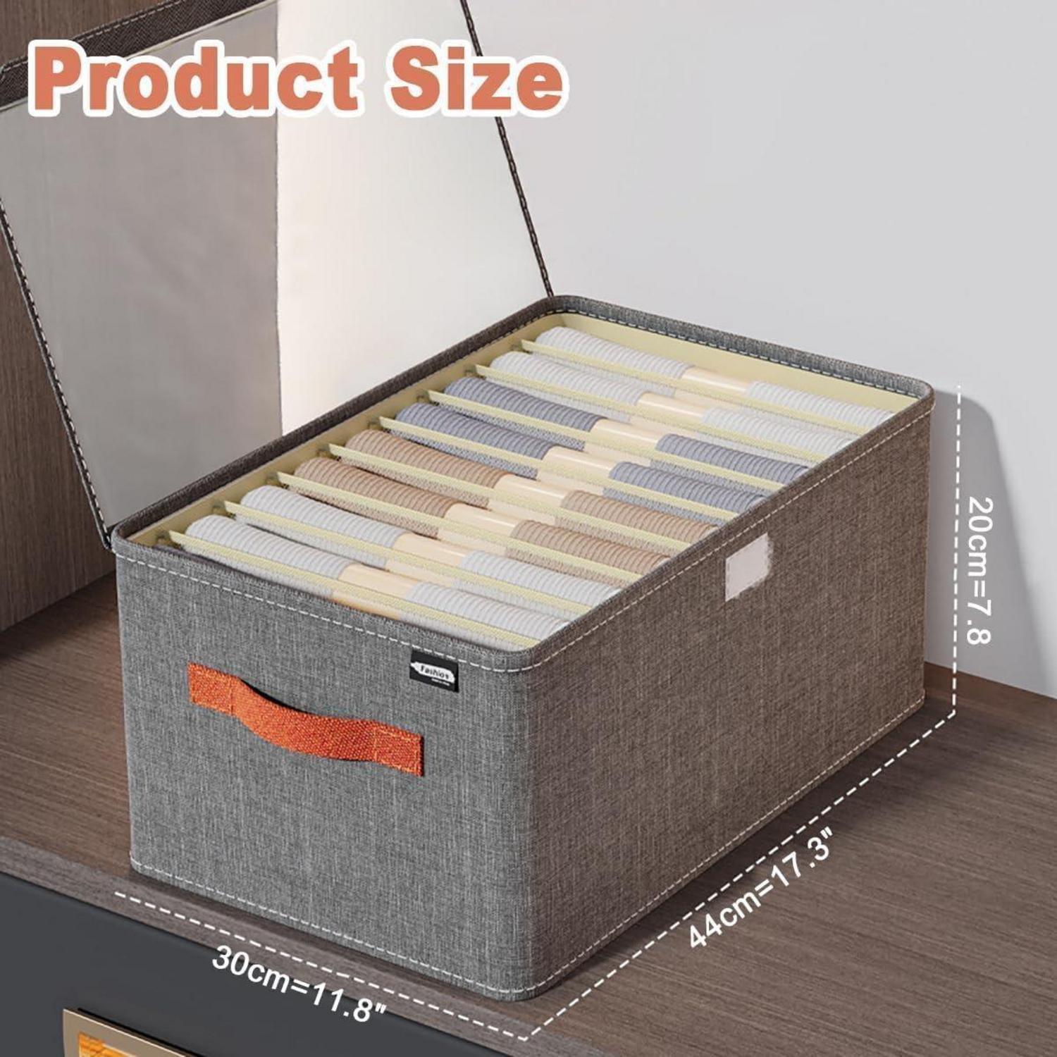 Kleiderschrank Organizer 2er Set faltbar 9 Fächer Unterwäsche Ordnungssystem