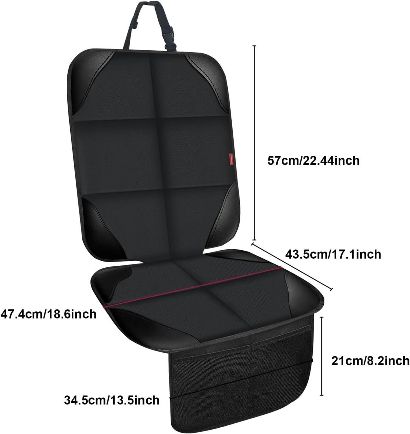 MORROLS Autositzschutz 2er Pack - Ledersitzschutz wasserdicht mit Netztaschen für SUV & Limousine