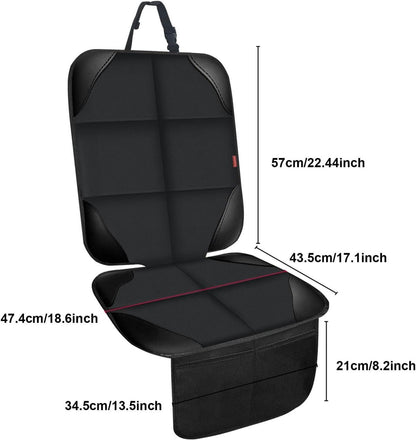 MORROLS Autositzschutz 2er Pack - Ledersitzschutz wasserdicht mit Netztaschen für SUV & Limousine