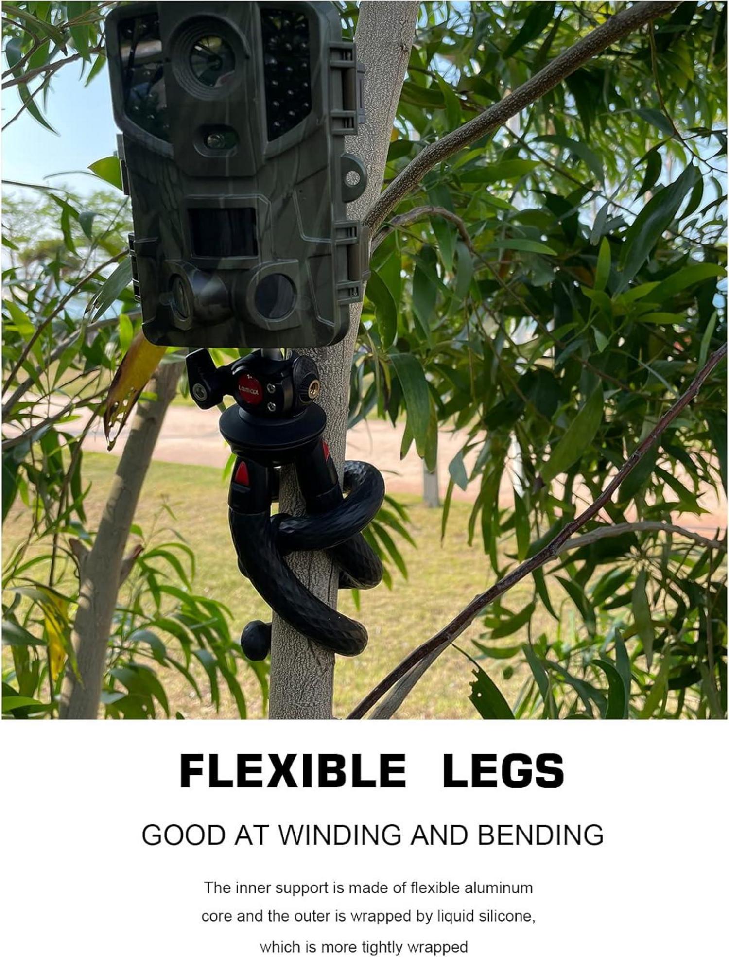Flexibles Handy Stativ Set mit XL Halterung und Go Pro Adapter