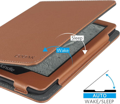 Kindle Paperwhite Hülle Smart-Cover Auto-Sleep-Wake SD Bronzefarben