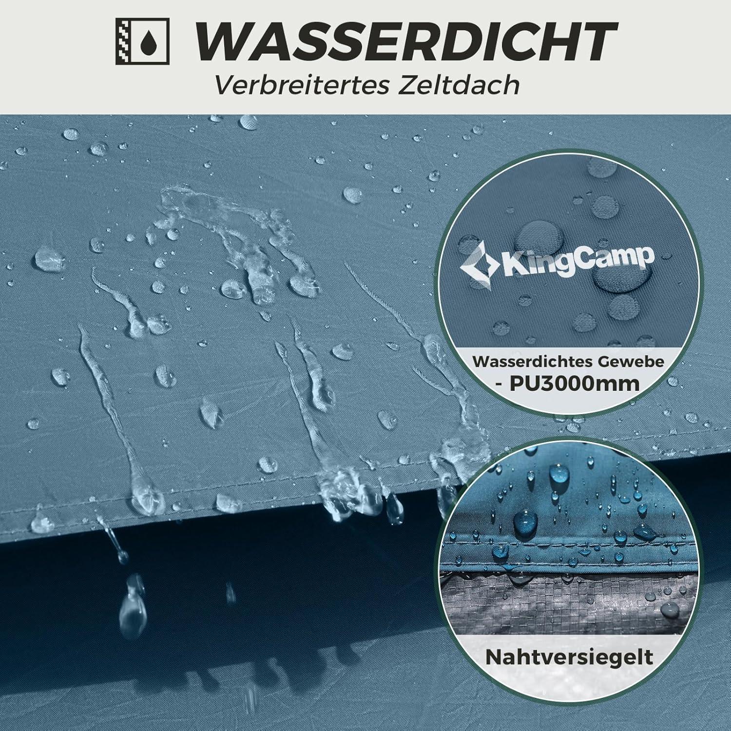 Ultraleichtes Camping Zelt für 2 Personen - Wasserdicht und kompakt