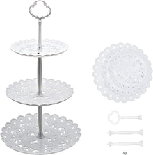 Anseom Tortenständer 3 Ebenen Cupcake Dessertsturm Halter