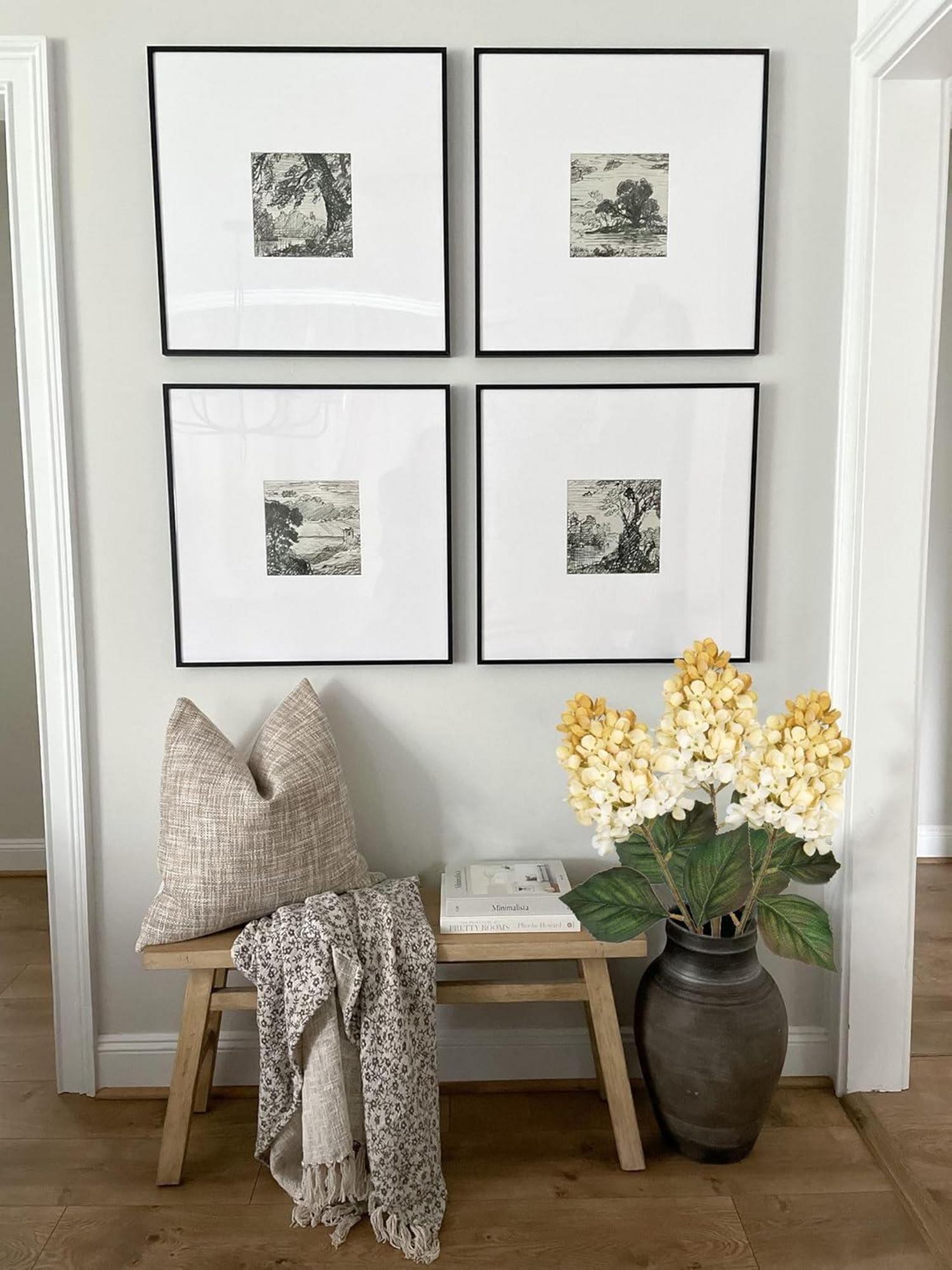 3er Set Weiße Künstliche Hortensien Rispenhortensie Kunstblumen 73CM