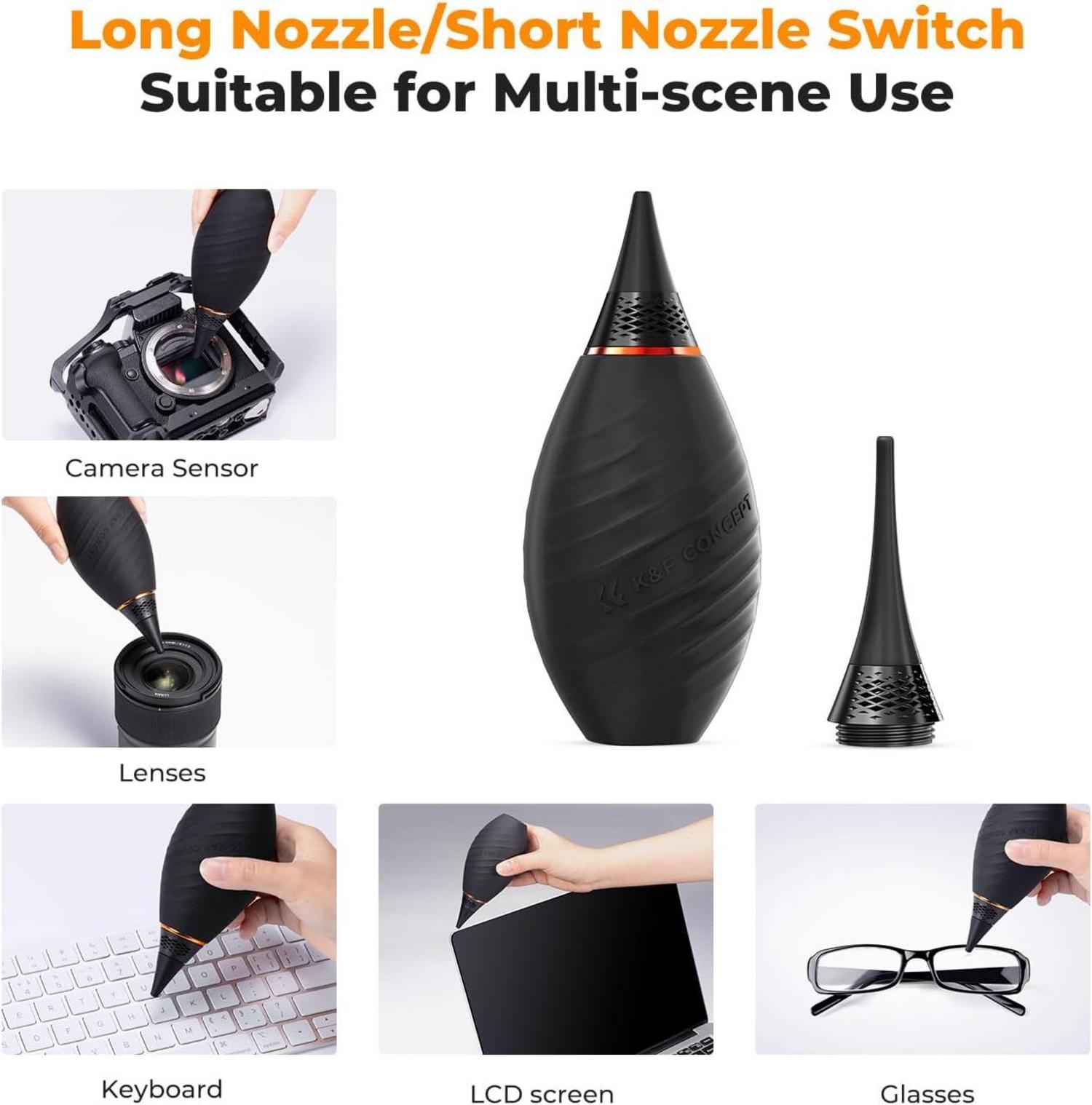 Kamera Reinigungsset 10 in 1 für DSLR Objektive Filter mit Reinigungsflüssigkeit