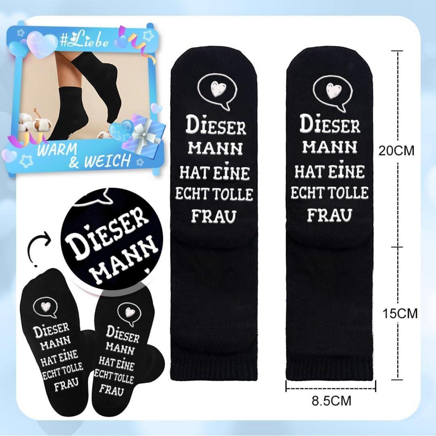 Partner Socken Schwarz Lustige Paar Geschenke Valentinstag