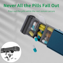 Tablettenbox 7 Tage Aluminium Pillendose Vitamine compact