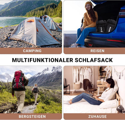 KingCamp Deckenschlafsack Warmer Outdoor Schlafsack 300g/400g Erwachsene