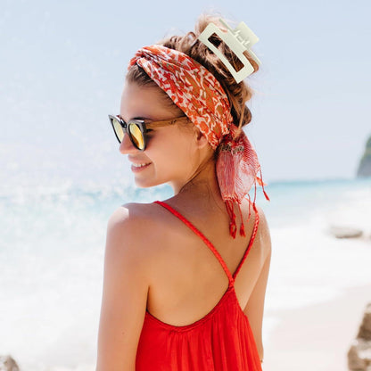 Klauenclips Haarklammern Rutschfest Stark Quadratisch 2 Stück 8.5 cm, Matt, Modisch