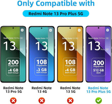 Schutzfolie 2er Set für Xiaomi Redmi Note 13 Pro Plus 5G mit