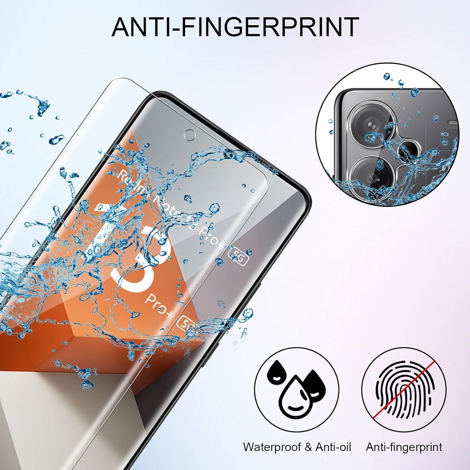 Schutzfolie Xiaomi Redmi Note 13 Pro Plus 5G Panzerglas Kamera Displayschutz