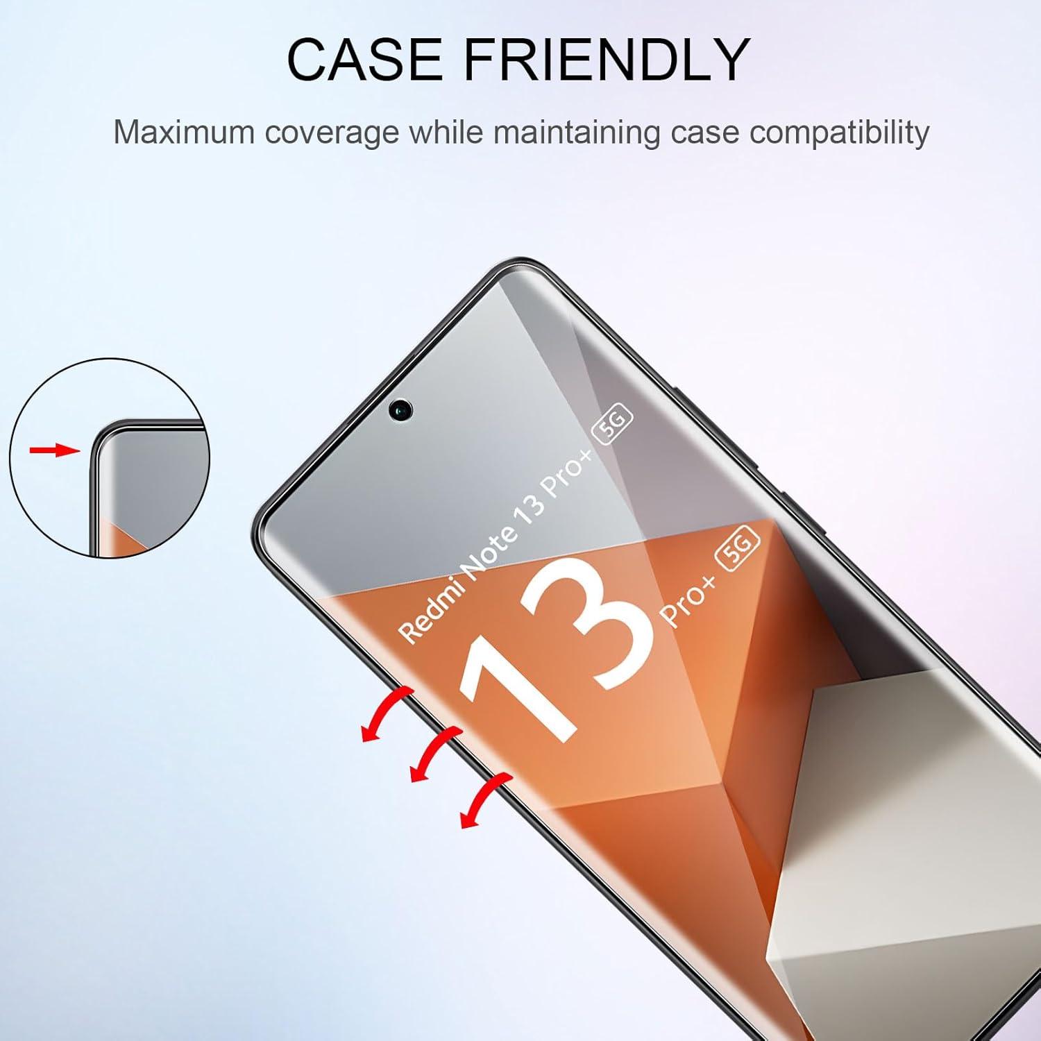 Displayschutzfolie Xiaomi Redmi Note 13 Pro Plus Anti-Fingerabdruck