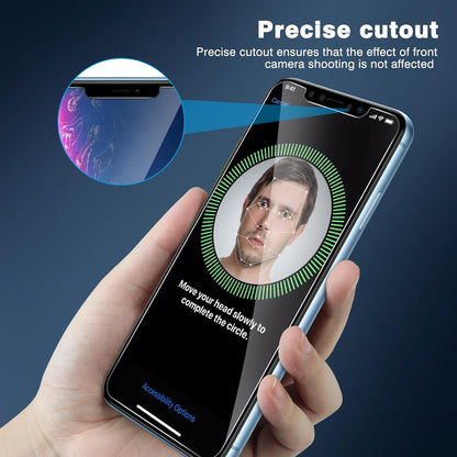 Panzer Schutzglas für iPhone 11/XR 3er Pack 9H Härte Anti-Kratzen