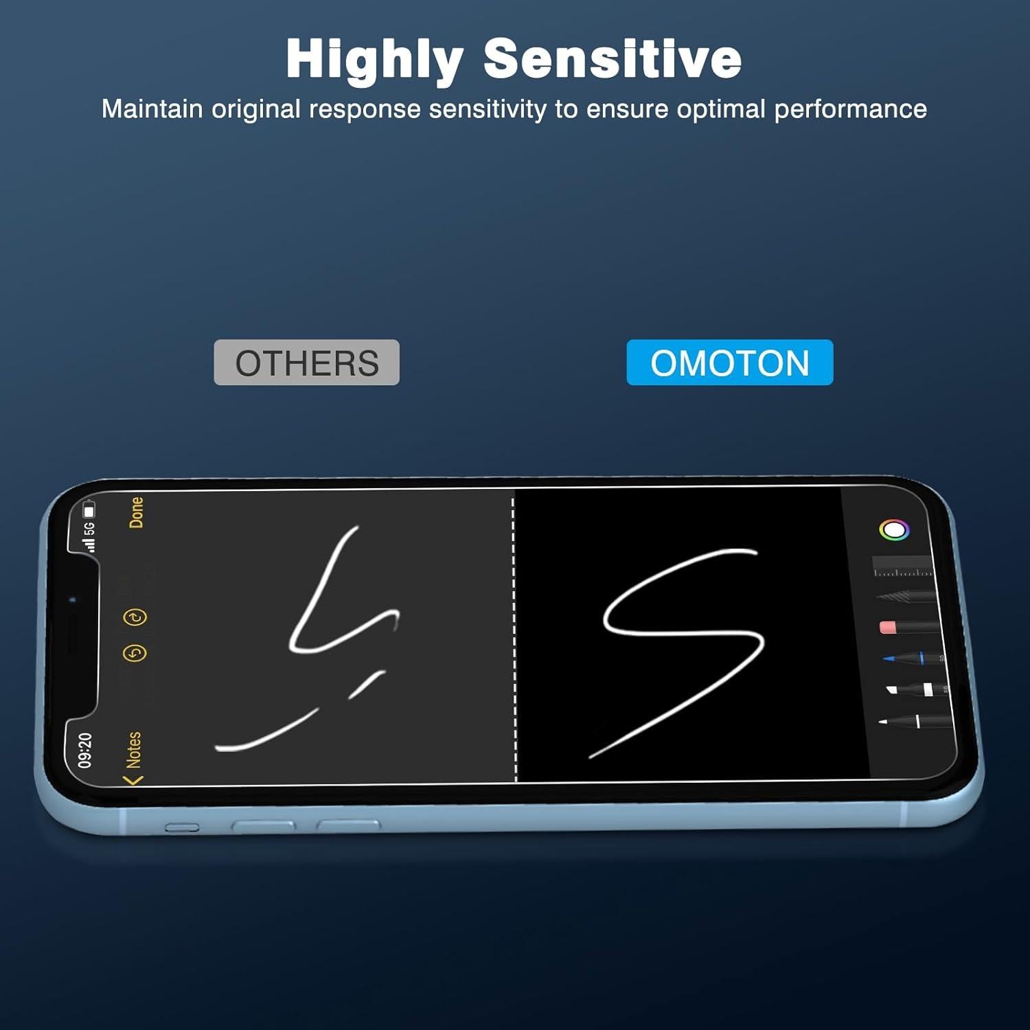 OMOTON iPhone 11 XR Panzerglas 3er Set Displayschutzfolie 9H Härte Transparent