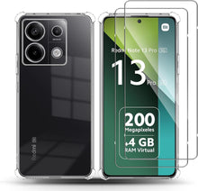 QULLOO Silikon Hülle + 2 Schutzfolien Xiaomi Redmi Note 13 Pro 5G