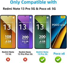 Schutzhülle Silikon für Xiaomi Redmi Note 13 Pro 5G Poco X6