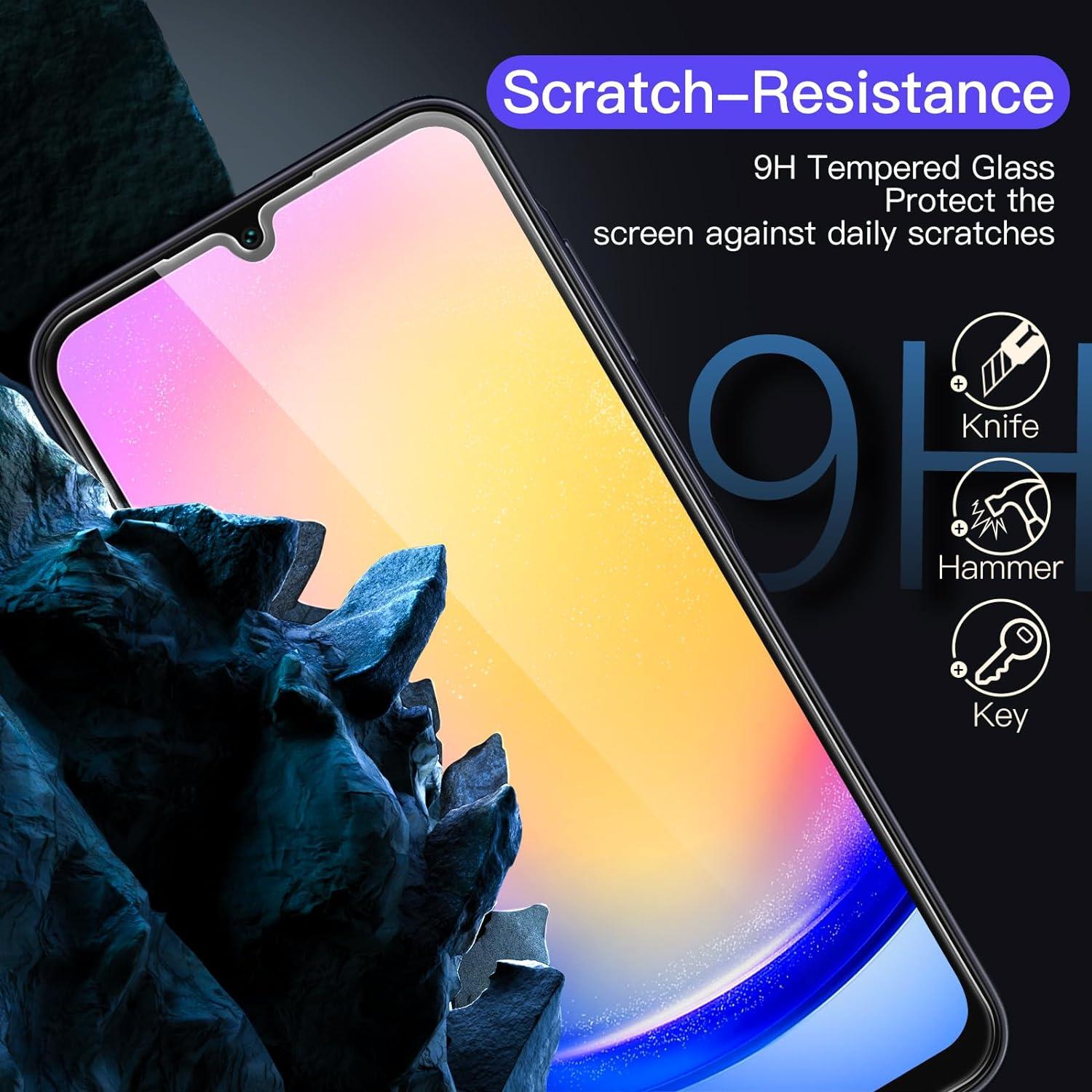 Displayschutzfolie Samsung Galaxy A25 5G 6,5 Zoll 9H Glas 3