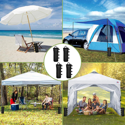 4er Set Pavillon Gewichte 800D Oxford Sandsäcke Beschwerung Outdoor