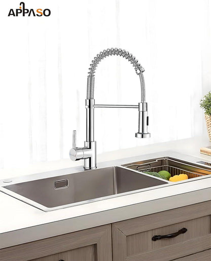 Neuer bei eBay: Hochdruck Wasserhahn Küche Edelstahl 2 Strahlarten 360° Drehbar
