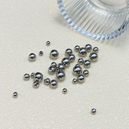 Piercing Kugeln 1,2/1,6mm Silber Ersatzkugel 3-6mm für Nase, Lippe, Augenbraue