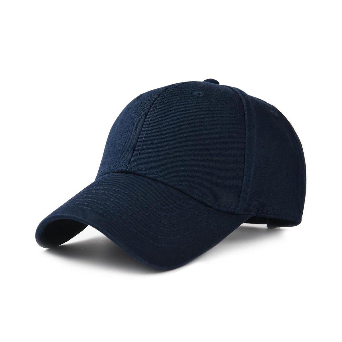 Marineblaue Baumwoll Basecap – Verstellbare Baseballkappe Unisex