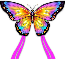 Butterfly Kite für Kinder und Erwachsene 120x95cm Pink
