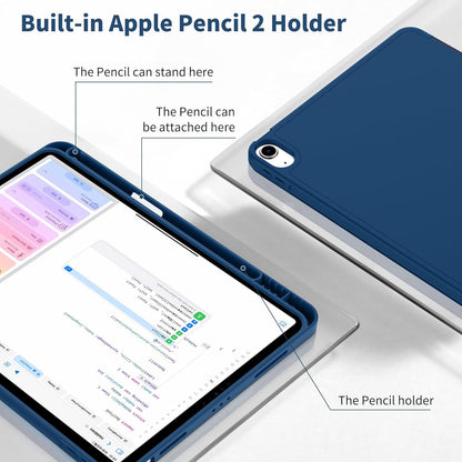 iPad Air M2 11 Zoll Hülle Trifold Ständer Meerblau