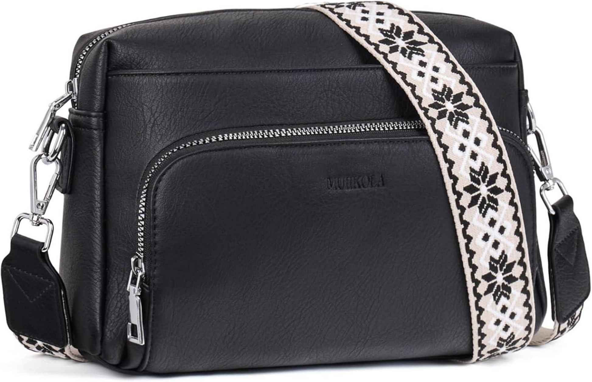 Umhängetasche Damen Crossbody Bag Klein PU Leder Verstellbarer