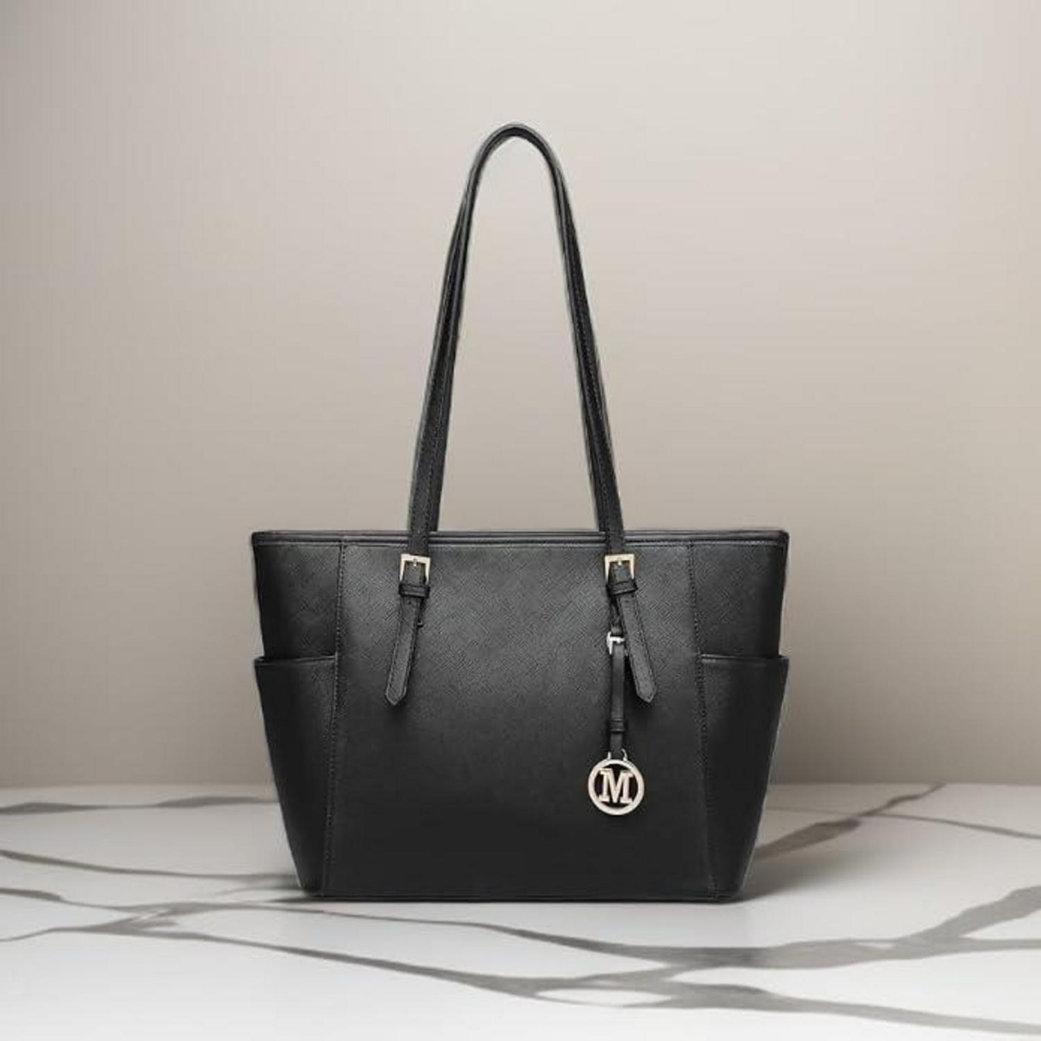 Miss Lulu Damen Handtasche Groß Schultertasche PU Leder
