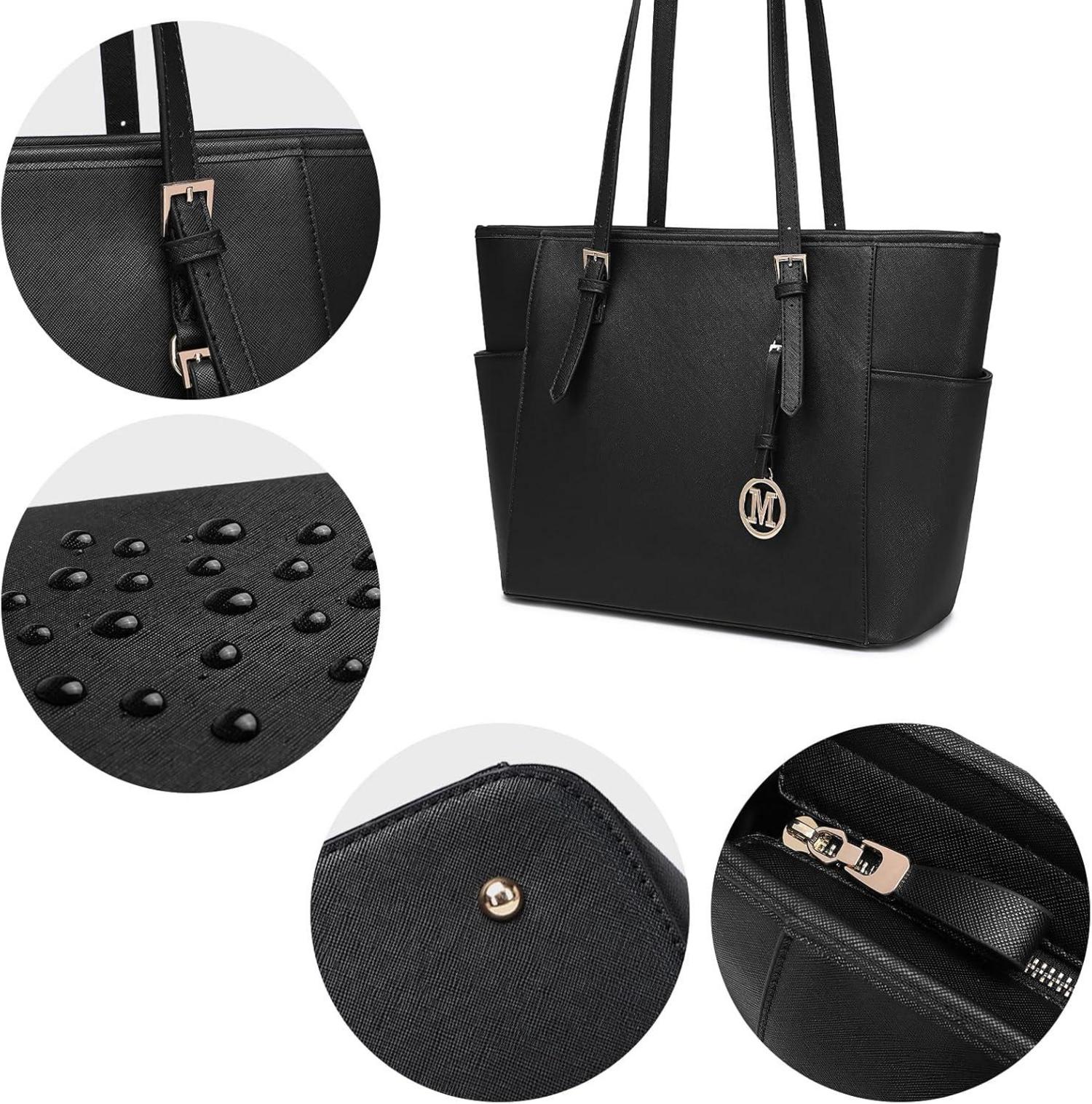 Damen Handtasche Groß Shopper Schultertasche Tote Bag elegant vielseitig