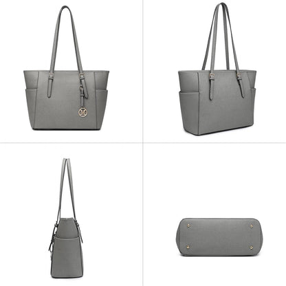 Miss Lulu Damen Handtasche Groß Schultertasche Tote Bag