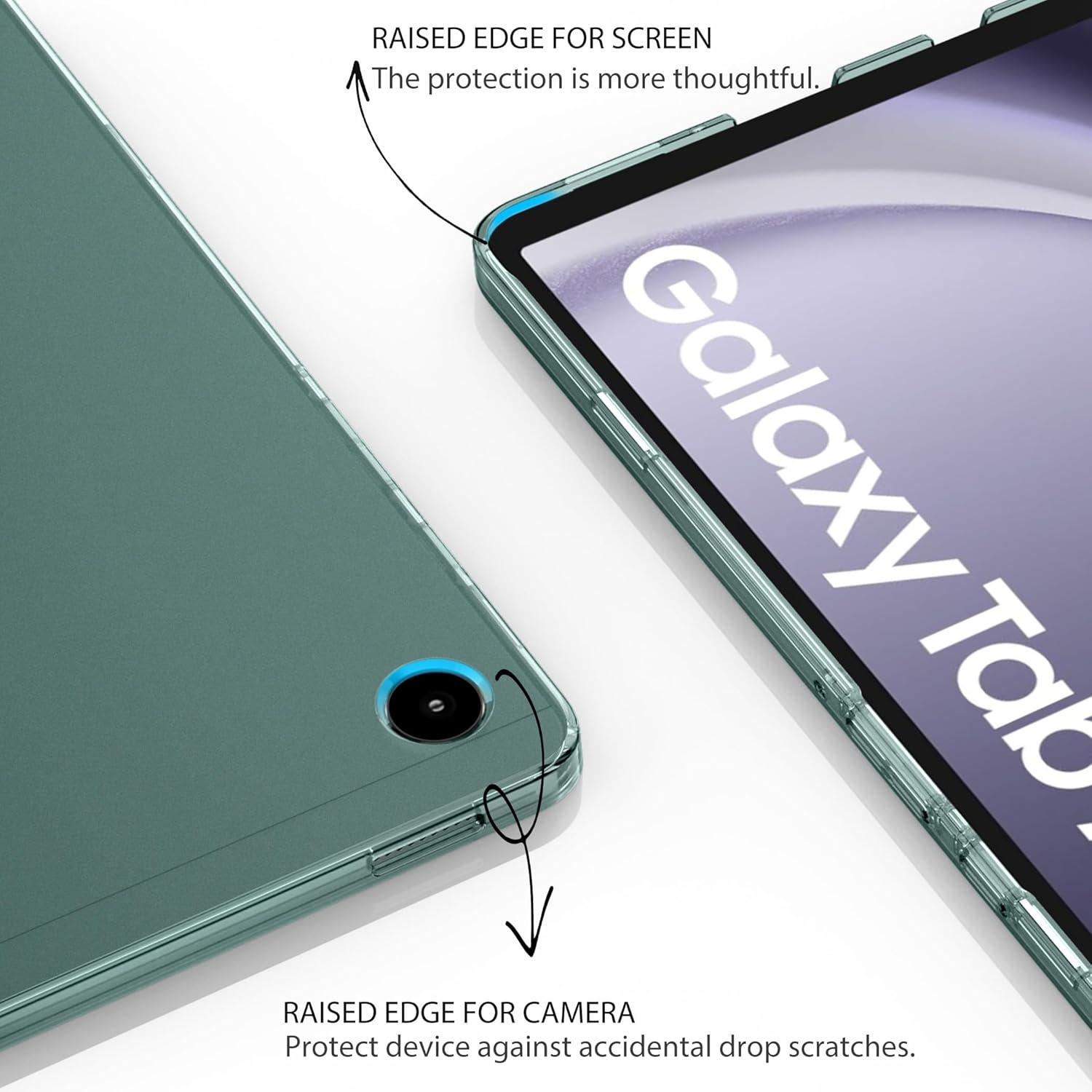 Samsung Galaxy Tab A9 8.7 Hülle 2023 PU Leder Standfunktion Schwarz