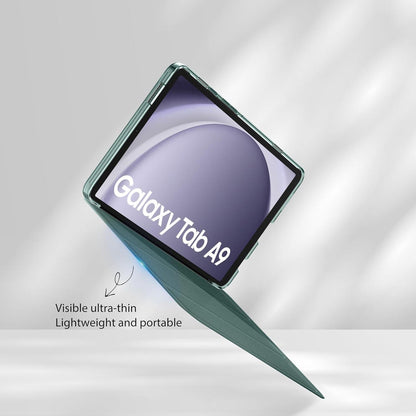 Schutzhülle Samsung Galaxy Tab A9 8.7 Zoll 2023 PU Leder Standfunktion - Dunkles