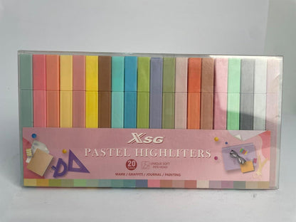 Pastell Textmarker Set 20PCS Stifte Bibel Marker Pastell-Farben