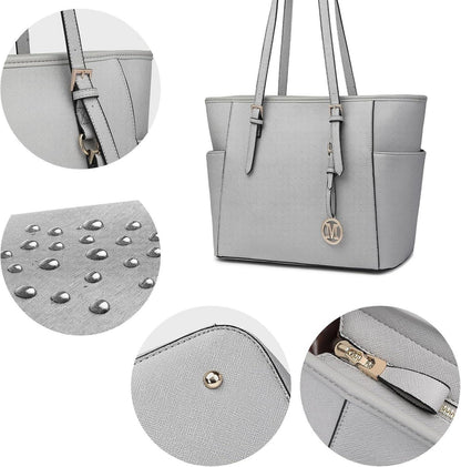 Miss Lulu Damen Handtasche Groß Shopper Schultertaschen Tote Bag A4 iPad