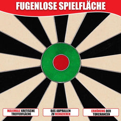 Dartscheibe Profi Set Steeldartscheibe mit Pfeilen und Zubehör