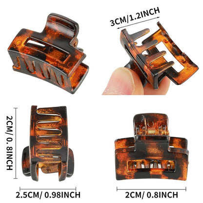 12er Pack Mini-Haarklammern für Frauen und Mädchen