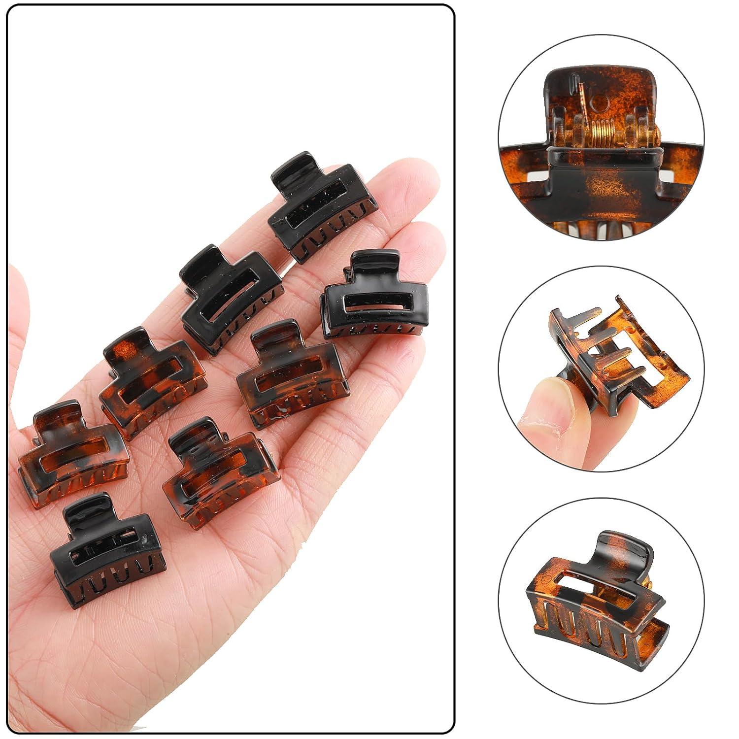 12 Stück langlebige Mini-Haarklammern für Frauen und Mädchen