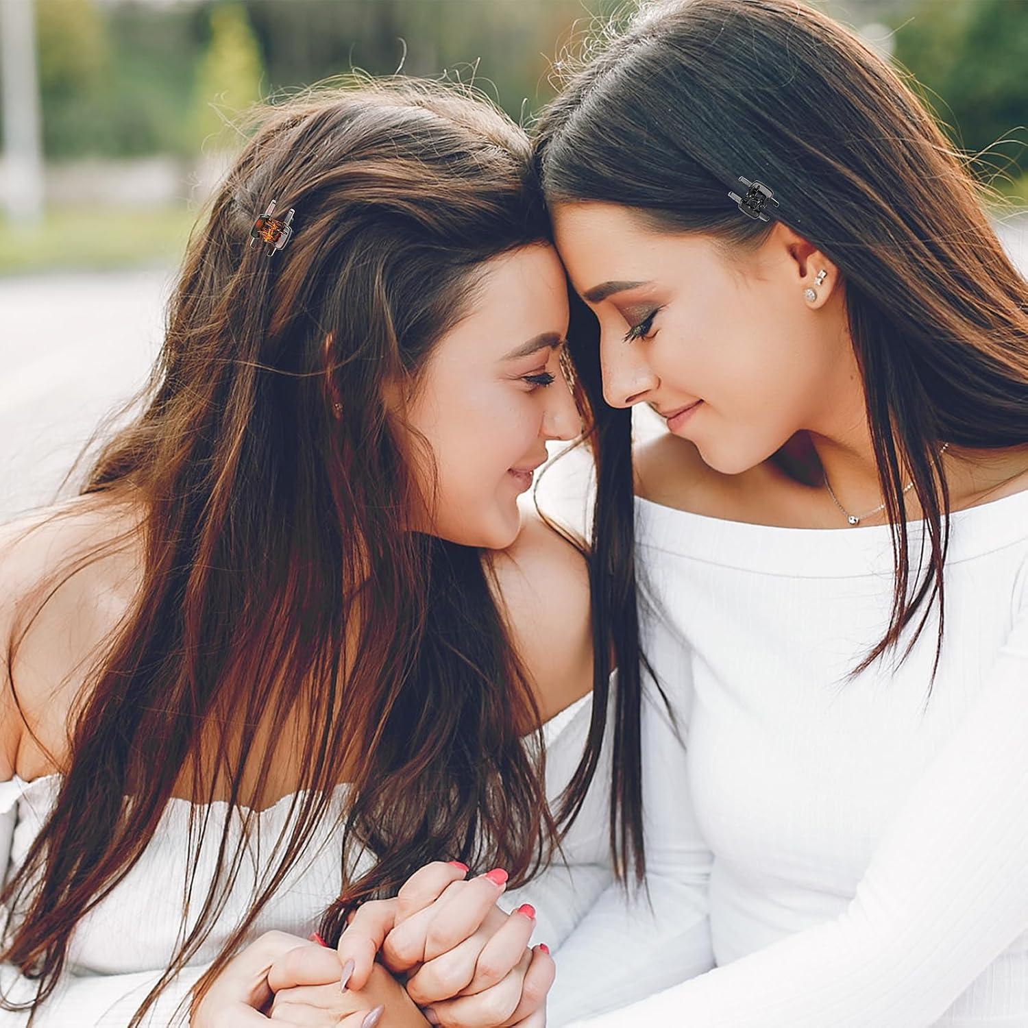 12 Stück Mini-Haarklammern lockiges Haar Mädchen Haar-Accessoires