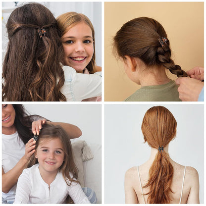 12 Stück langlebige Mini-Haarklammern, rutschfeste