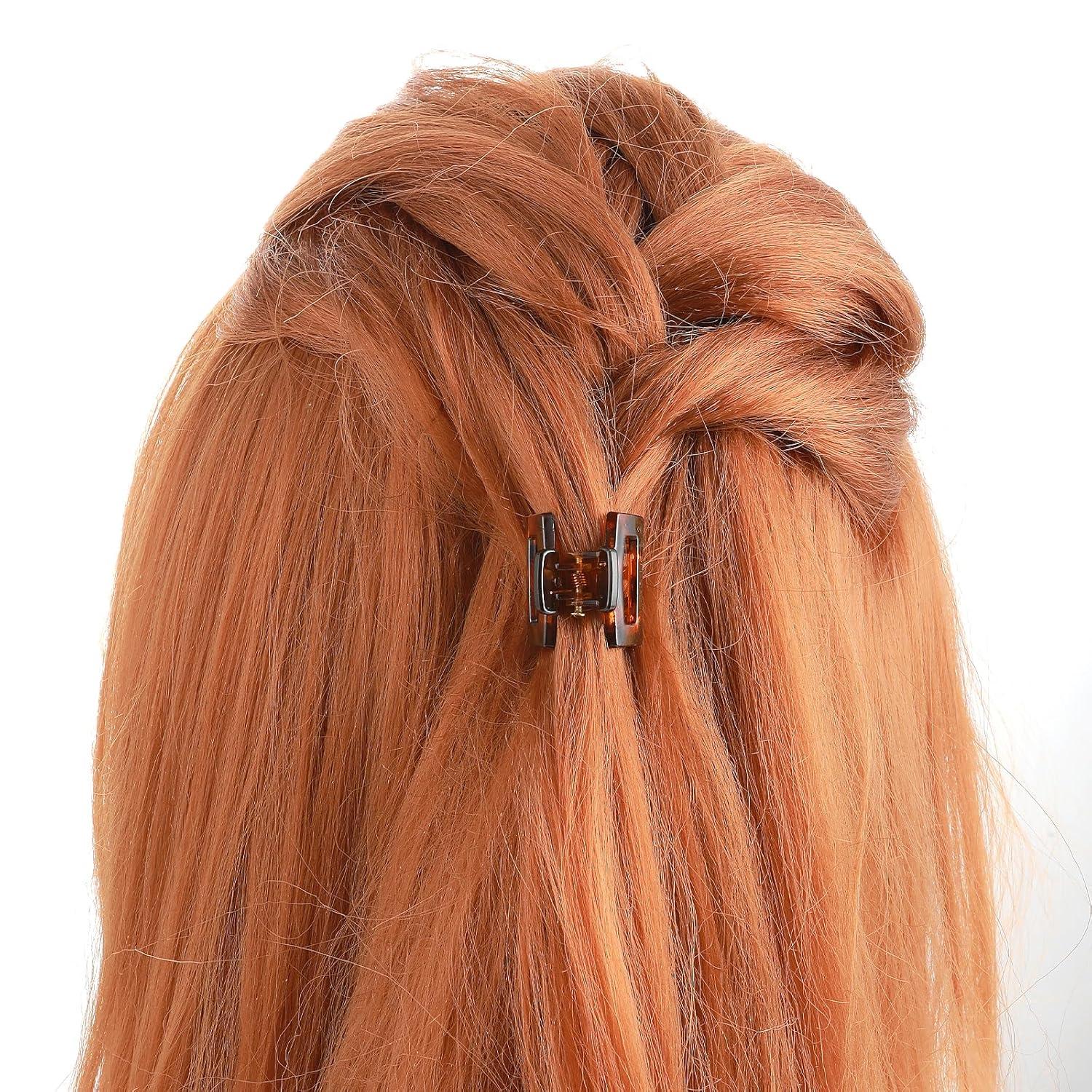 12 Stück Mini-Haarklammern lockiges Haar Mädchen Haar-Accessoires