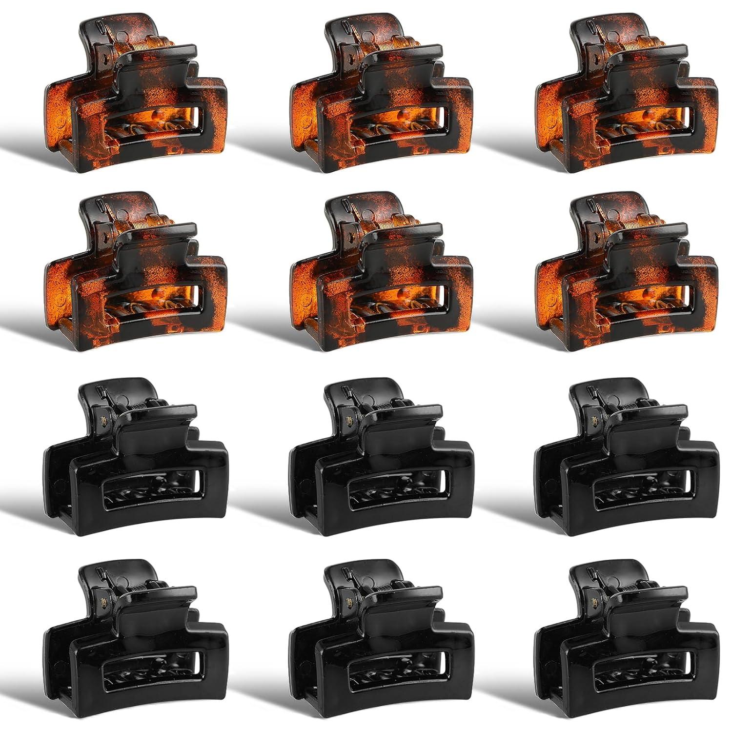 12 Stück langlebige Mini-Haarklammern für Frauen und Mädchen