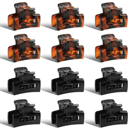 12 Stück langlebige Mini-Haarklammern für Frauen und Mädchen