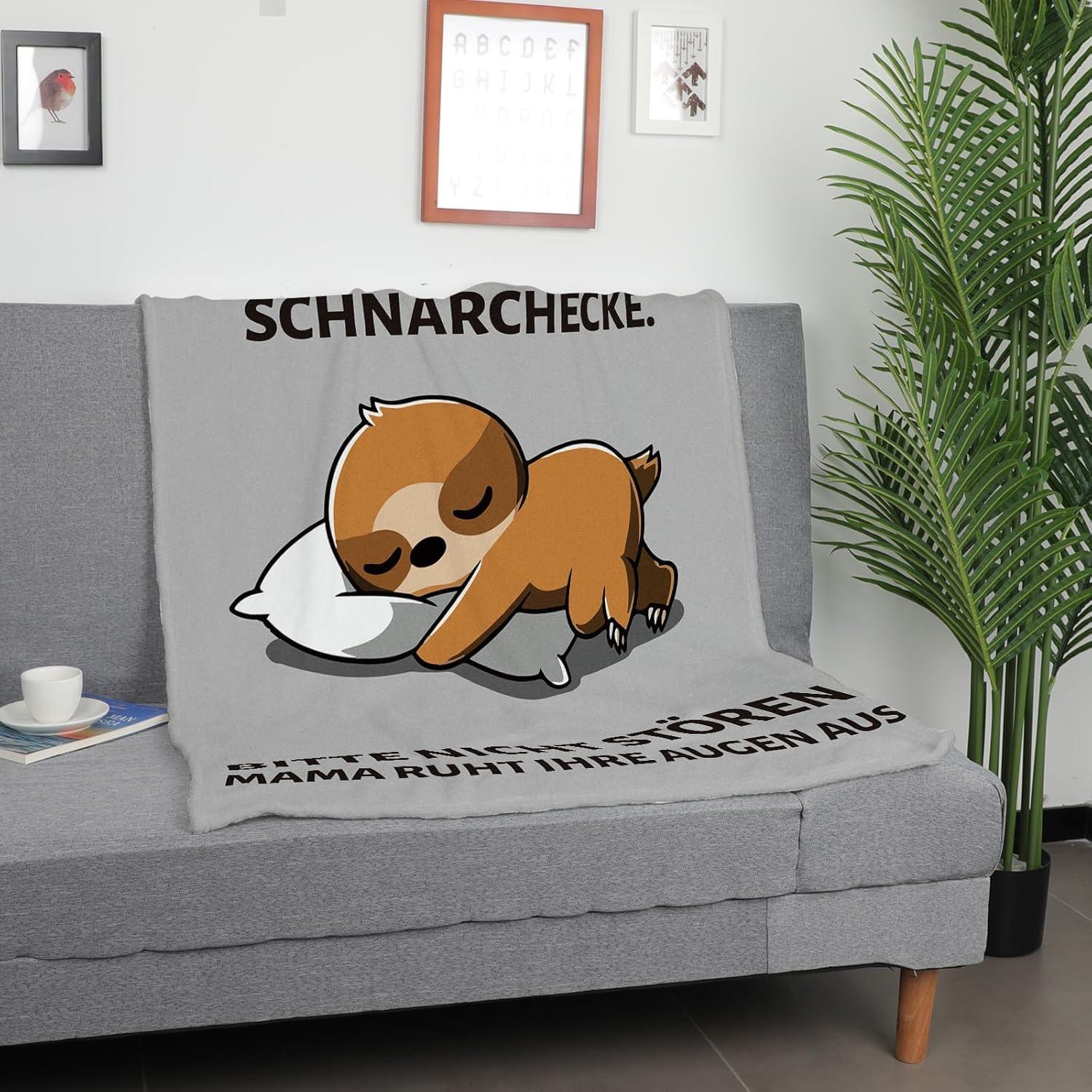 KAAYEE Weiche Decke für Mama 100% Flanell Muttertagsgeschenk 150*130CM