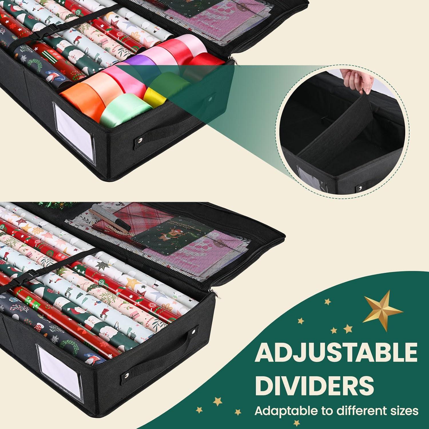Geschenkpapier Aufbewahrung Organizer Oxford-Gewebe 90x30x12cm, 600D
