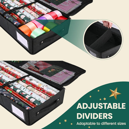 Geschenkpapier Aufbewahrung Organizer Oxford-Gewebe 90x30x12cm, 600D