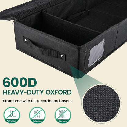 Geschenkpapier Aufbewahrung 600D Oxford-Gewebe Reißfest 90x30x12cm Innentaschen Schleifen Karten Bänder Organizer Weihnachtspapier