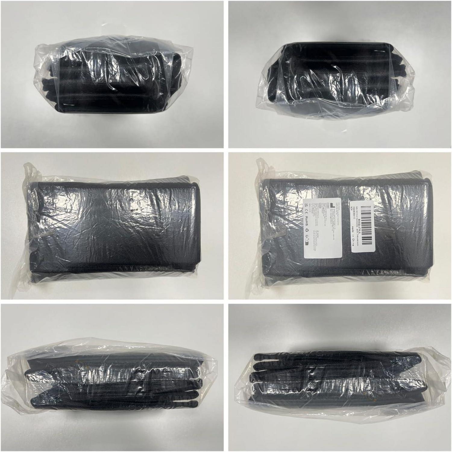 Geschenkpapier Aufbewahrung 600D Oxford-Gewebe Reißfest 90x30x12cm Innentaschen Schleifen Karten Bänder Organizer Weihnachtspapier